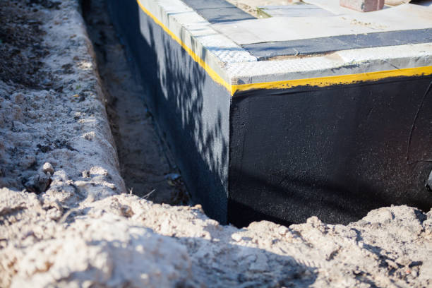 Residential Waterproofing installation at a Petersburg, VA home by SJ Waterproofing Pros